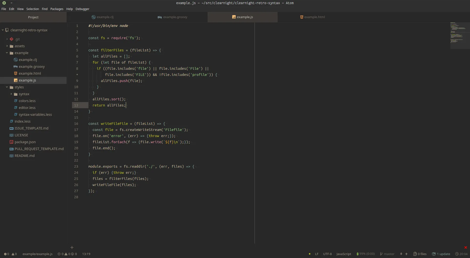 Javascript preview